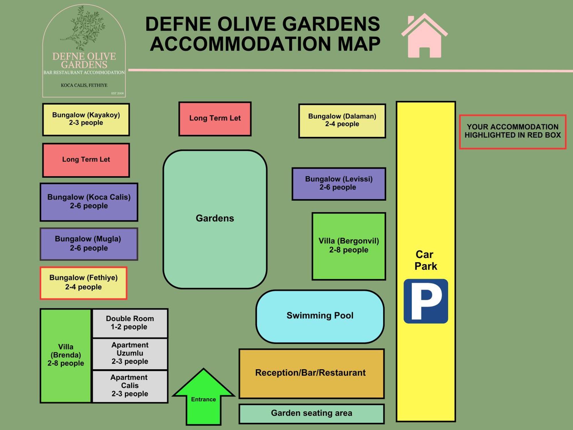 Defne Olive Gardens, Koca Calis, Fethiye - Previously Defne Pansiyon Zimmer foto